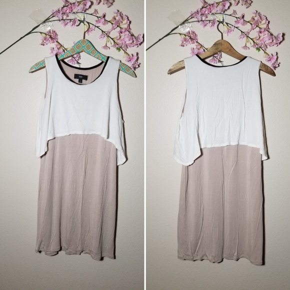 Mossimo Rayon color block Flowy Dress - Picture 2 of 9